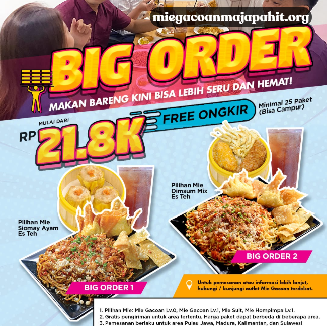 Hemat Besar dengan Big Order Mie Gacoan Mulai 21,8K